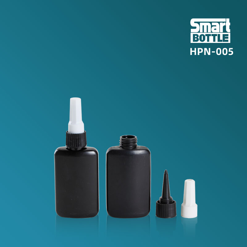 UV膠螺紋密封膠瓶黑色塑料尖嘴瓶